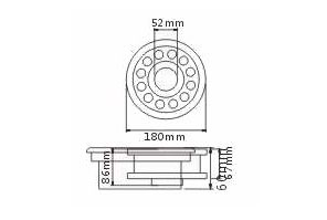 噴泉水底燈規格圖